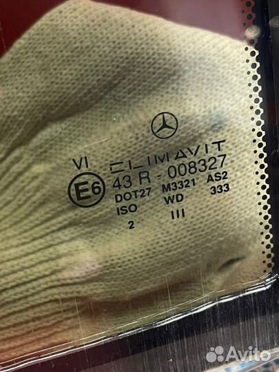 Стекло двери заднее левое Mercedes S500 W140 M119