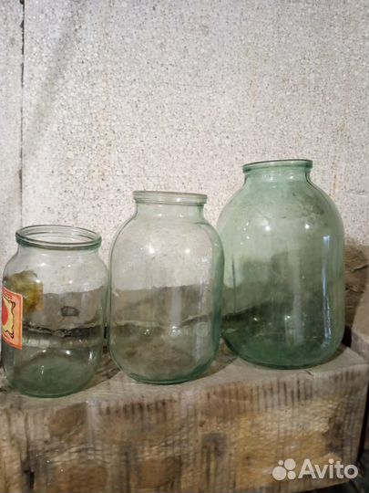 Банка стеклянная (0.9 л, 1 л, 2 л)