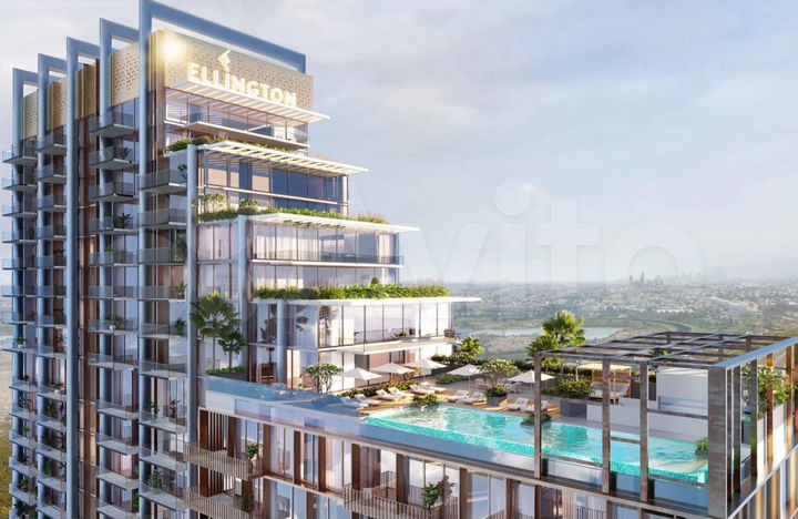 Квартира-студия, 39 м² (ОАЭ)