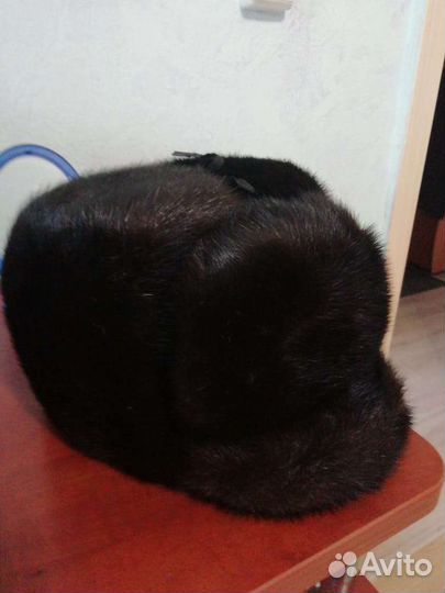 Норковая шапка мужская 58 размер