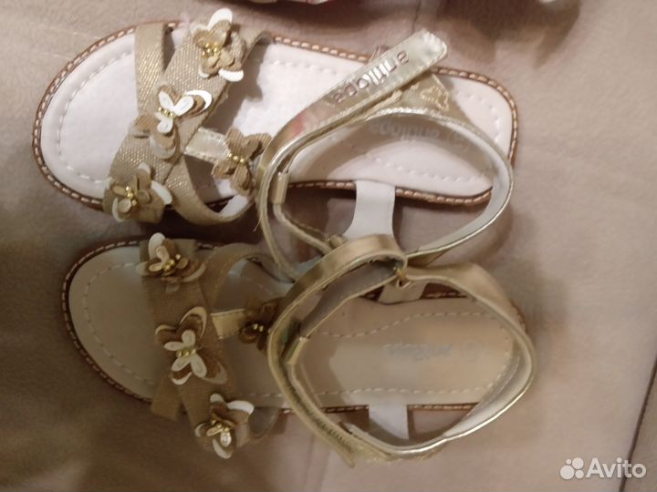 Босоножки,кроссовки,19 и 19,5 см(экко,антилопа)