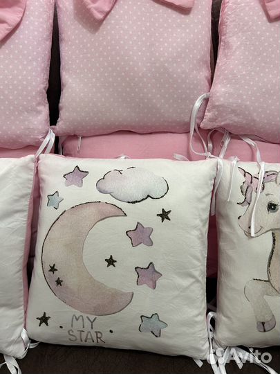 Бортики в кроватку