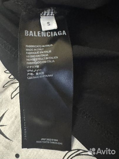 Футболка balenciaga 24ss