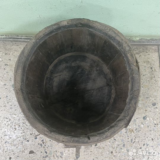 Кадка кадушка бочка деревянная с краником