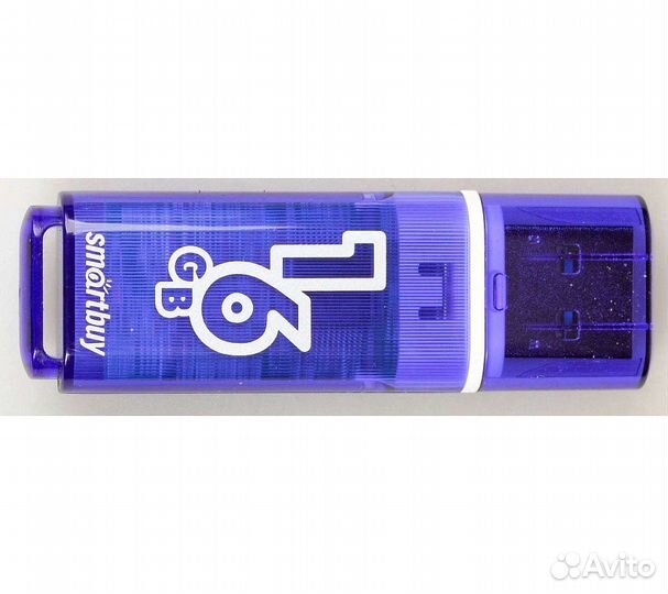 Флеш-накопитель Smartbuy Glossy USB 3.0 16GB, сини