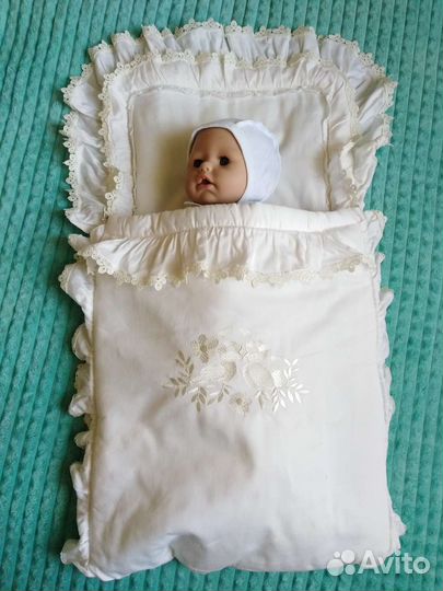 Конверт на выписку новорожденного