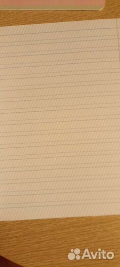 Тетради в клетку, косая линия