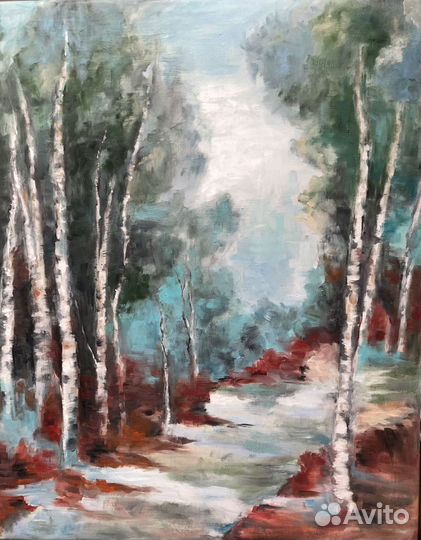 Картина маслом Санкт-Петербург на холсте живопись