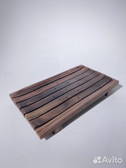 Мыльница декор для ванны с Бали натуральное дерево