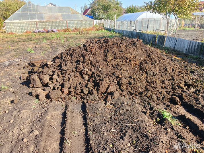 Навоз, чернозём, песок