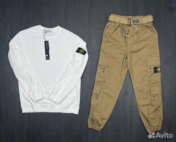 Костюм свитшот и джогеры Stone Island