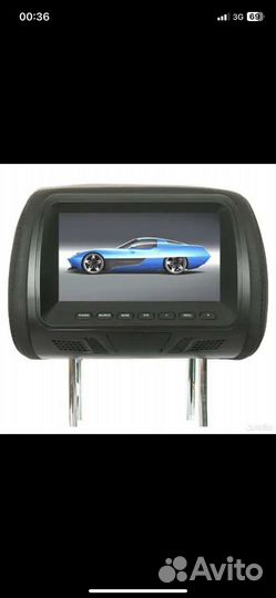 Подголовник с монитором