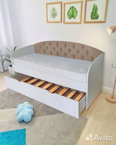 Кровать трансформер для малыша лдсп велюр