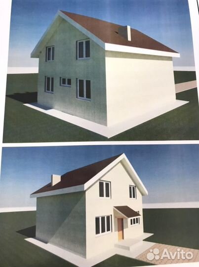 Готовый проект двухэтажного дома
