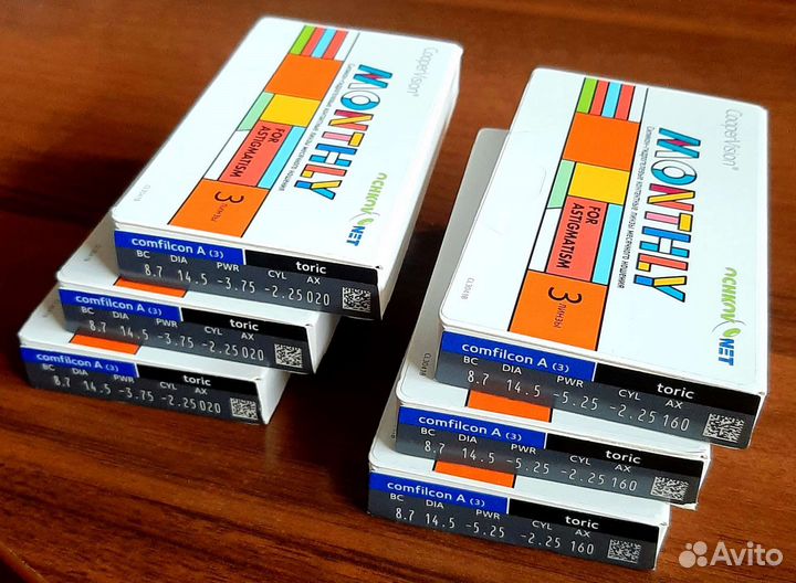 Контактные линзы Monthly For Astigmatism