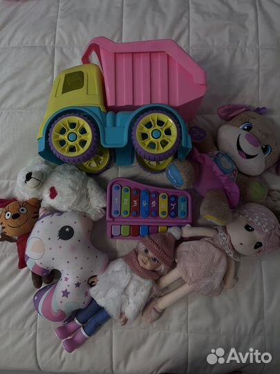 Игрушки пакетом для девочки