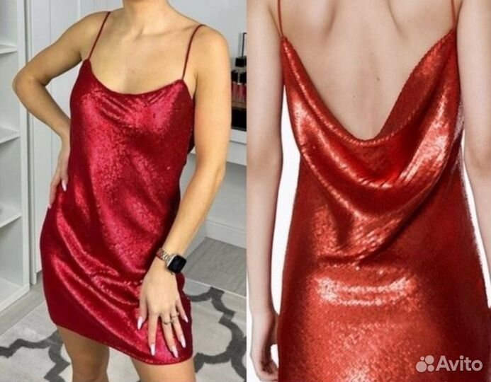 Платье в пайетках