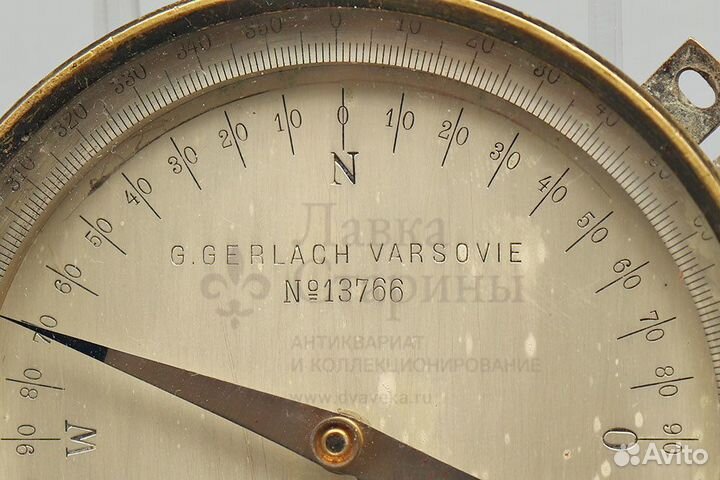Старинный компас, G. Gerlach н. 20 в
