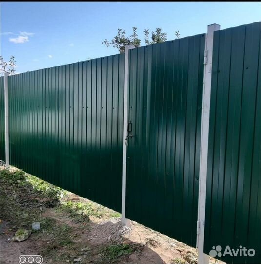 Заборы из профнастила