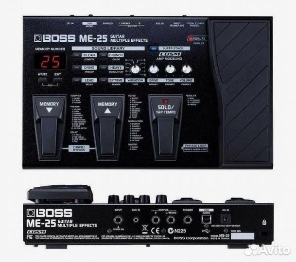 Гитарный процессор Boss ME-25