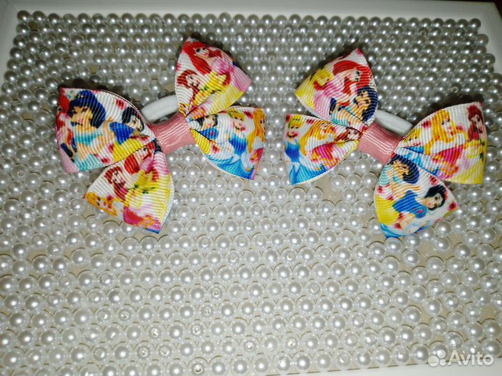 Бантики ручной работы для волос