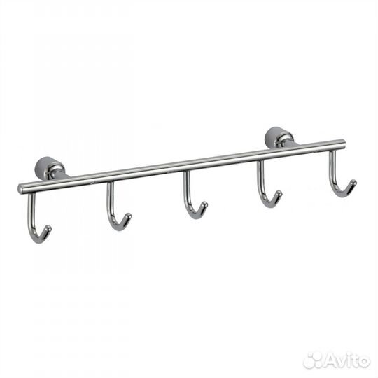 Планка с крючками Savol S-005255, хром