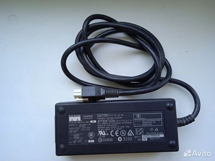 Блок питания Cisco systems p/n 34-0874-01 5v 12v