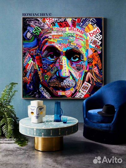 Картина на холсте Альберт Эйнштейн