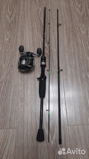 Кастинговый спиннинг: + Мультипликаторная катушка