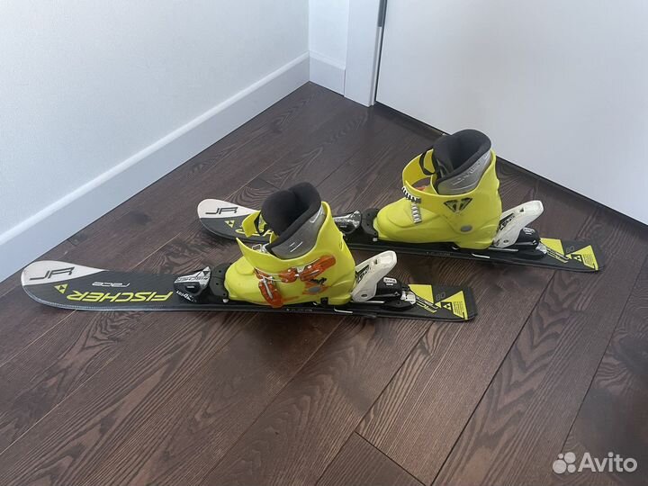 Горные лыжи fischer race jr 110 + ботинки