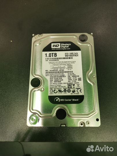Жесткие диски по 1Tb