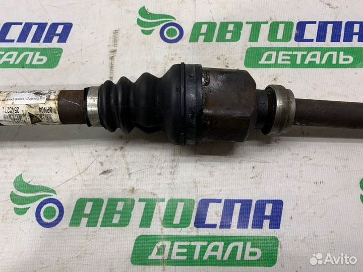 Привод в сборе передний правый Peugeot 308 хетчбек