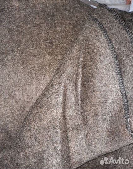 Одеяла армейские шерстяные тёмно-синие новые