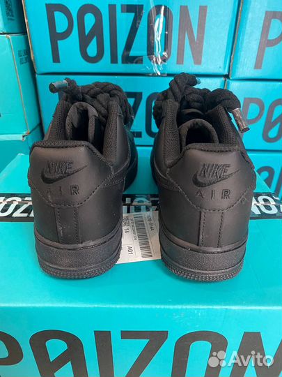 Nike Air Force 1 Оригинал Шнурки Канаты Черные