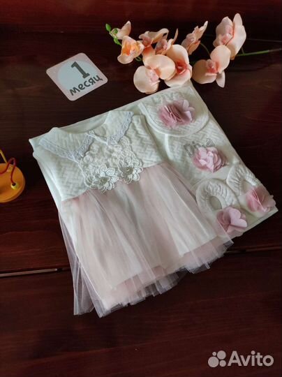 Комплект на выписку для девочки