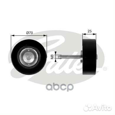 Ролик ремня приводного mazda 3/6 02- 1.8-2.5 T3