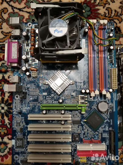 Материнская плата с процессором intel pentium 4