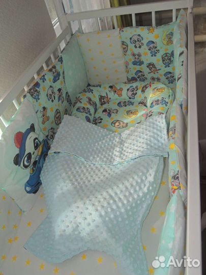 Комплект в кроватку для новорожденных