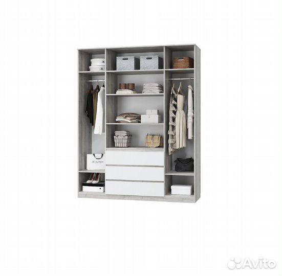 Шкаф Лори 4х дверный ширина 1800