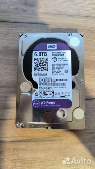 Жесткий диск 6.0 TB WD Purple
