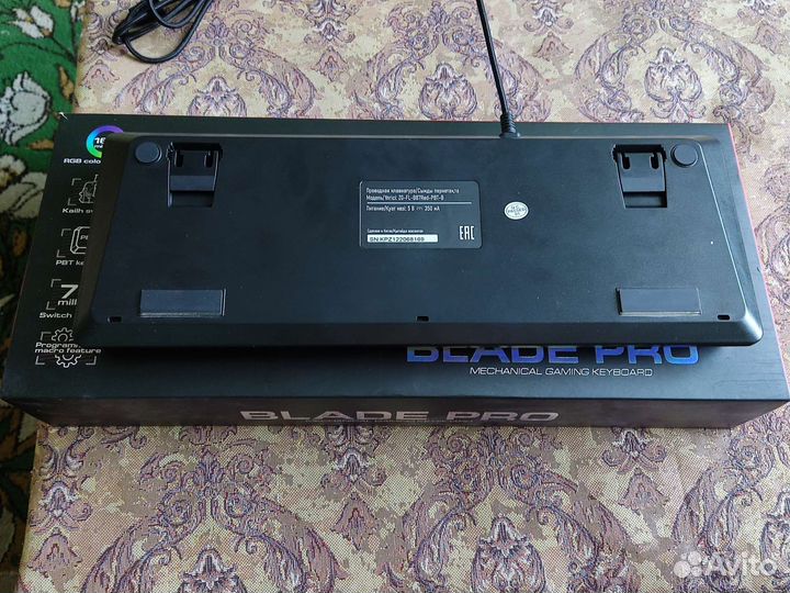 Механическая клавиатура ZET gaming Blade PRO