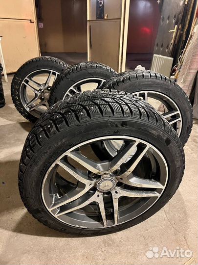 Зимняя резина на дисках r17 235/45 (Мерседес Е)
