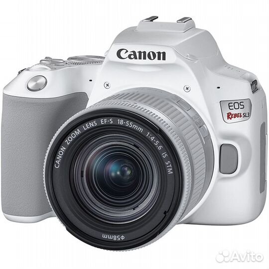 Новый Canon EOS Rebel SL3 kit 18-55 IS STM white