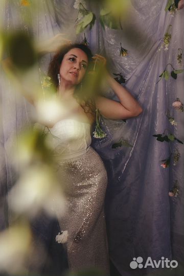 Аренда фотостудии с цветами