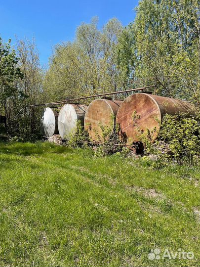 Емкость металлическая 50 кубов, 25 кубов