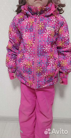 Зимний костюм для девочки 110