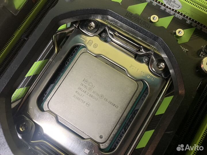 Материнская плата X79 Xeon E5-2650 v2; 32gb DDR3