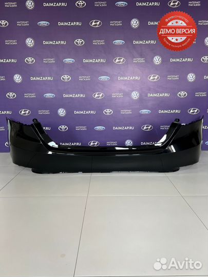 Бампер Задний Toyota Camry V70 (2018) черный (218)