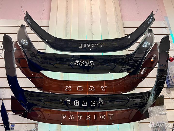 Дефлектор капота LADA opel ford VW mazda