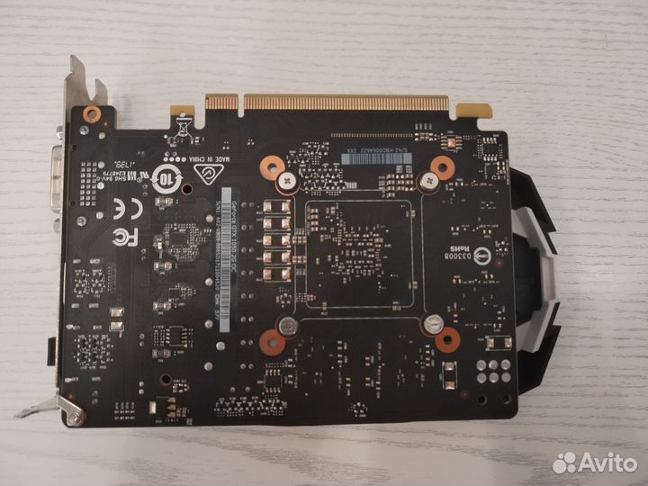 Видеокарта PCI-E MSI GeForce GTX 1050 OC 2048MB